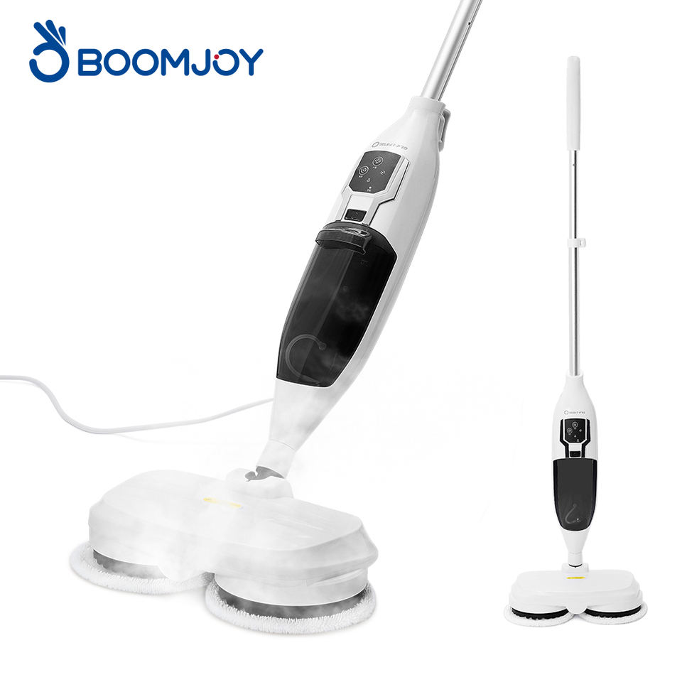 BOOMJOY High Temperature Sanitizer Multi Surface Hardwood Floor Tile Steamer Cleaner Portable Electric Steam Mop