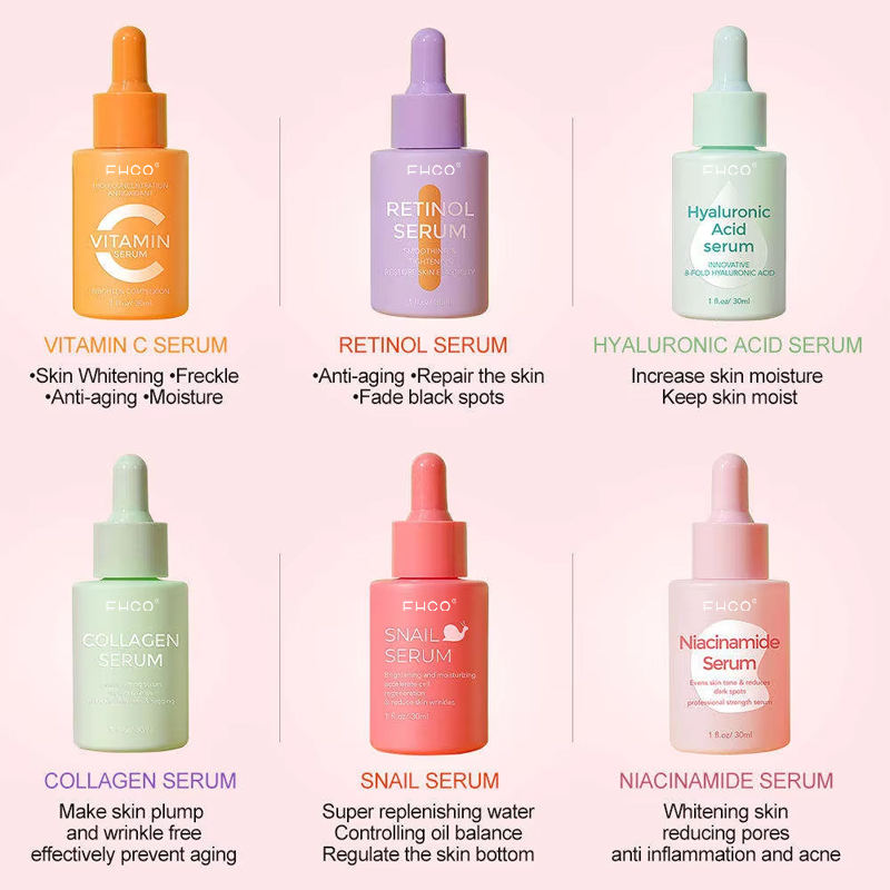 Wholesale Custom Skincare Anti-Wrinkle Anti-Aging Brightening Hydrating Serum Niacinamide Multi-Ingredient Complex Private Label