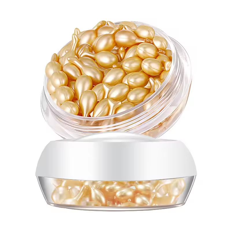 30 Pcs Snail Rose Capsule Serum Smooth Fine Lines Rejuvenate Skin Hydrating Essence for Travel