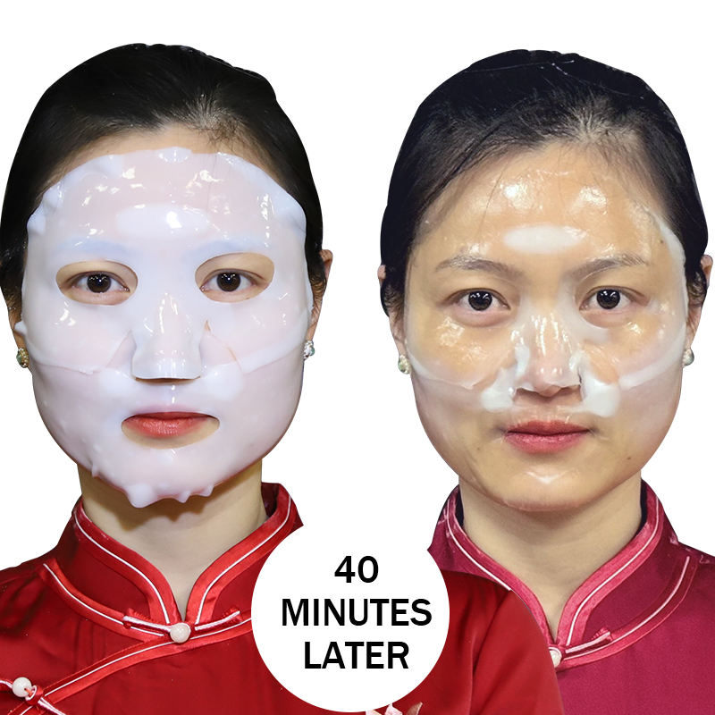Korean Deep Collagen Anti-Aging Overnight Mask Vegan Sheet Mask Retinol Hyaluronic Acid Vitamin C Herbal Face Crystal