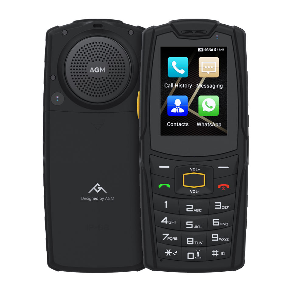 Cellphone 1G 8G 2500mAh 2.4" Touch Screen 4G Feature Phone M7 Mobile Phone AGM M7 Waterproof Rugged