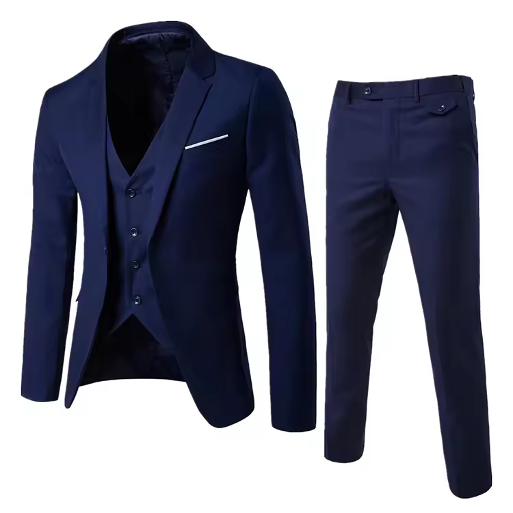 Luxury Men Suits High Quality Formal Costume Hommes Classic Wedding Mens Suits 3 Pieces Slim Fit