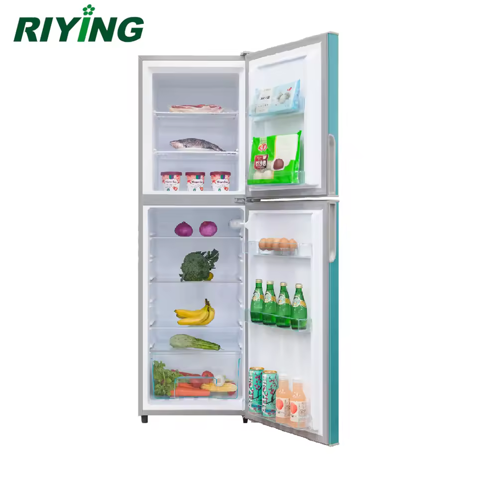 295 Liter Double Door and Top Freezer Household Refrigerator with Large Capacity BCD-295