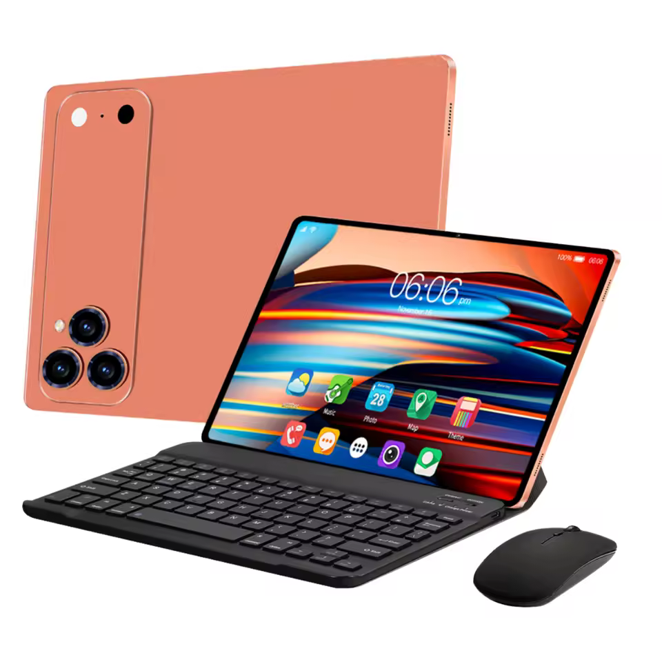 New Arrival Dual Sim Card Calling 8GB 128GB WIFI 4G Tablet PC with Keyboard case