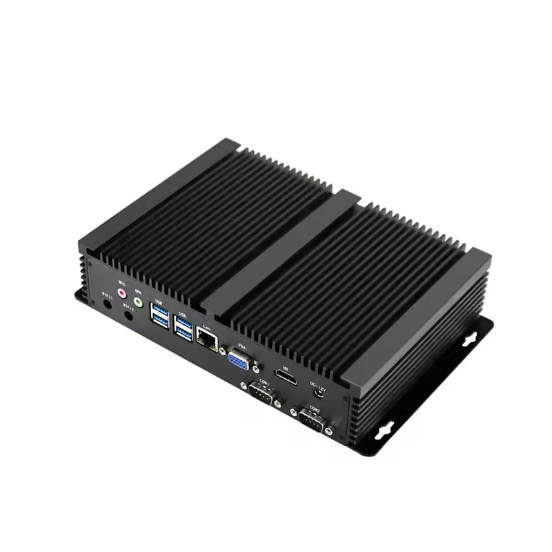 Adipcom MFC-4000 Mini PC Intel 11th Gen Core I5-1135G4/i7-1165G7 32GB DDR4 2xFanless Embedded Computer Black Office in Stock