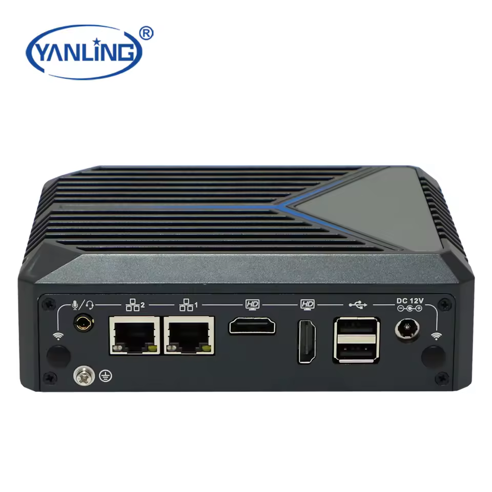 On Sale 4USB 2HD MI New Box Pc 2Realtek 8111H 1000M LAN Industrial Pc
