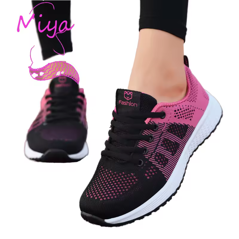 Hongyan Women's Lightweight Tennis Volleyball Trainer Sneakers Cushion Breathable Summer Spring Casual Sports Shoes Autumn