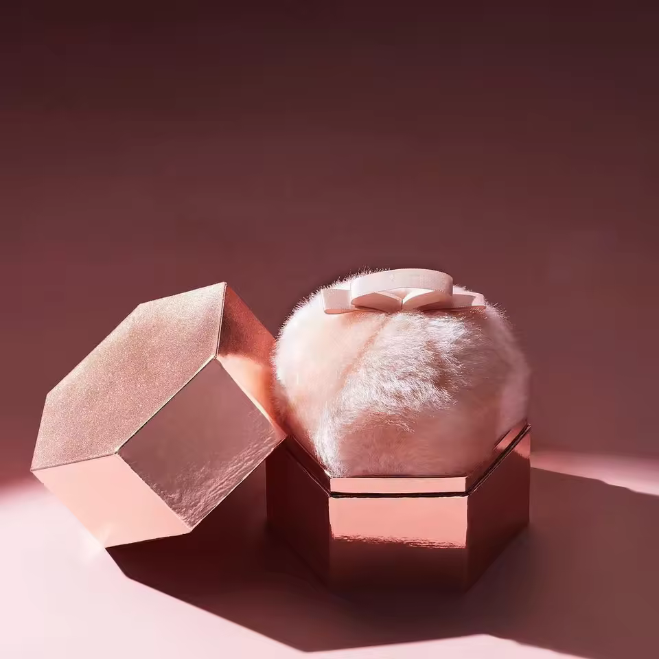 New Arrival Body Shining Highlighter Puff Lovely Fluffy Ball Pink Beauty Cosmetic Makeup Powder Puff Free Sample
