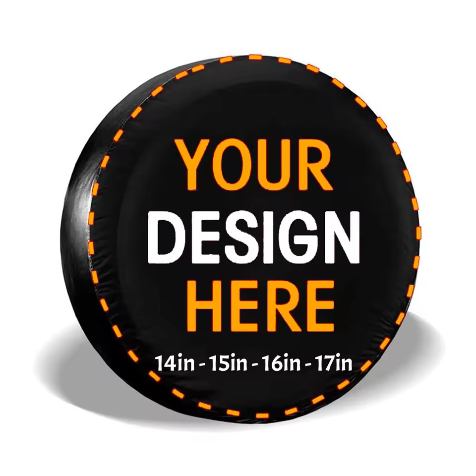 Custom Size High Quality Waterproof Spare Tire Cover UV Protection Wheel Covers