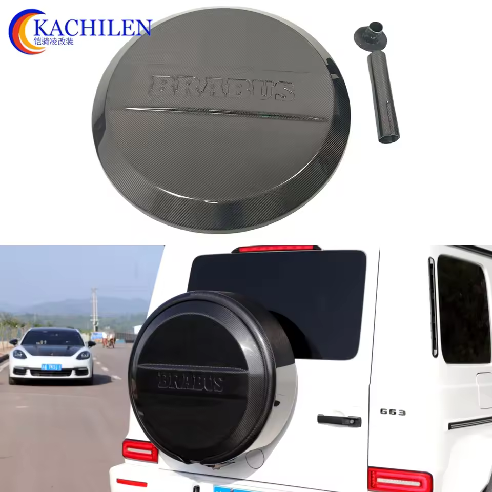 W464 G63 Carbon Fiber Spare Tire Cover for Mercedes-Benz W464 G63 2020-2025