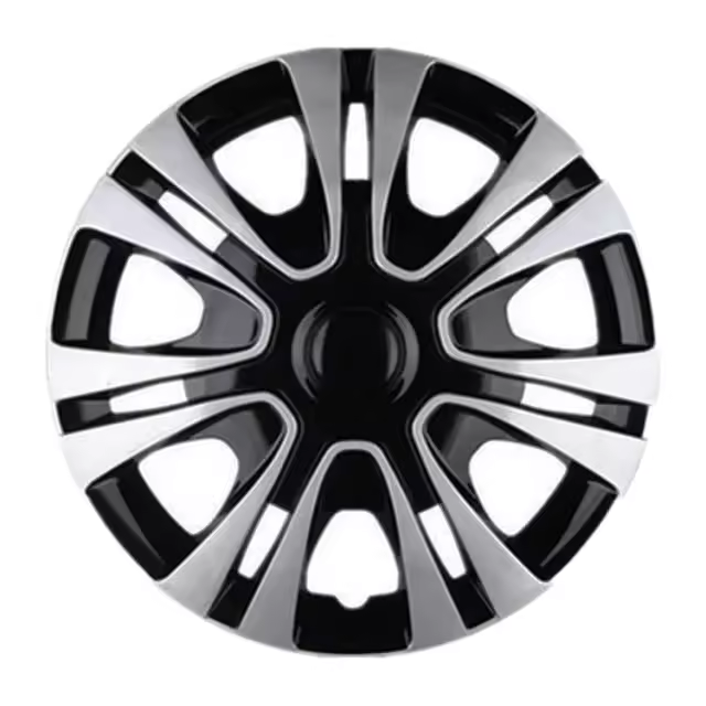 Universal PP Plastic Hubcaps 15inch Auto Colorful Decoration  Car Tire Wheel Cover with Iron Ring