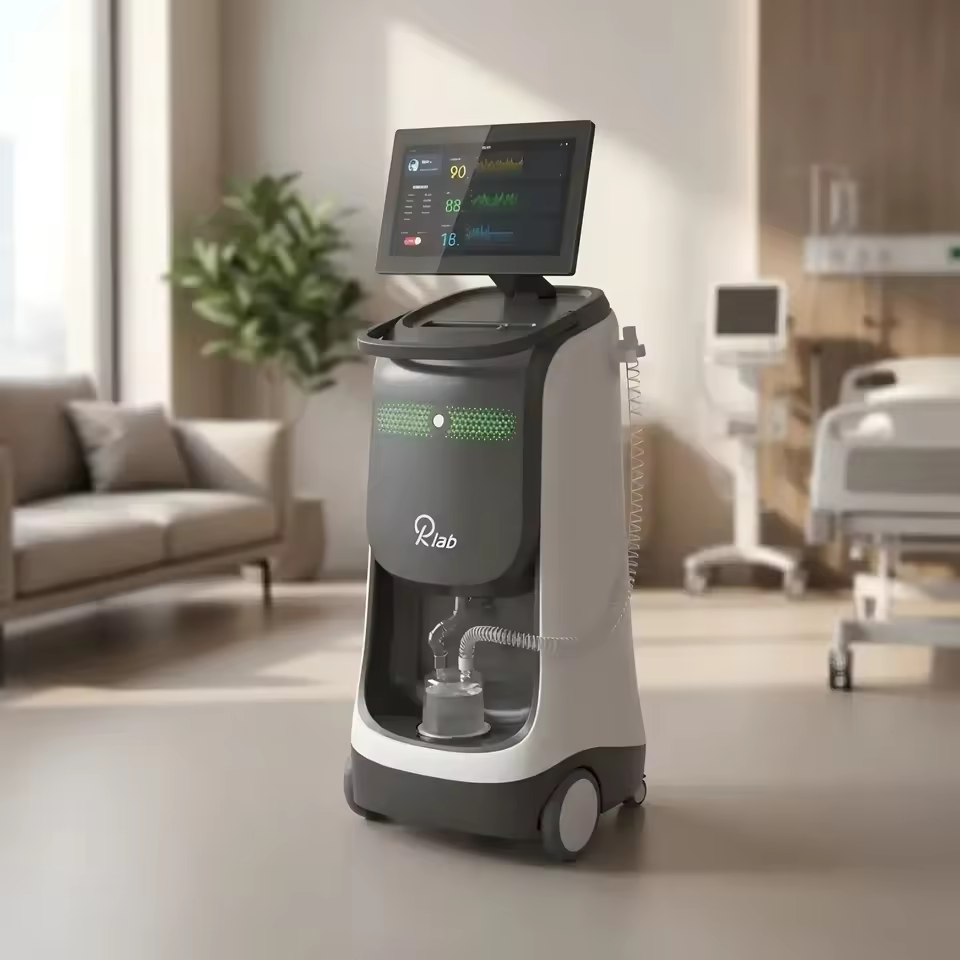 Rlab Intermittent Hypoxic Therapy Device IHHT Hyperoxic Treatment Low Oxygen Machine With Face Mask