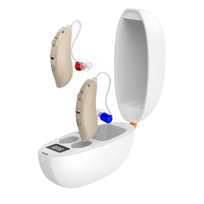 16-channel for Deafness Price List Wholesale Hearing Aids with CE MDR Manufacturer Digital BTE OTC Rechargeable Hearing Aids