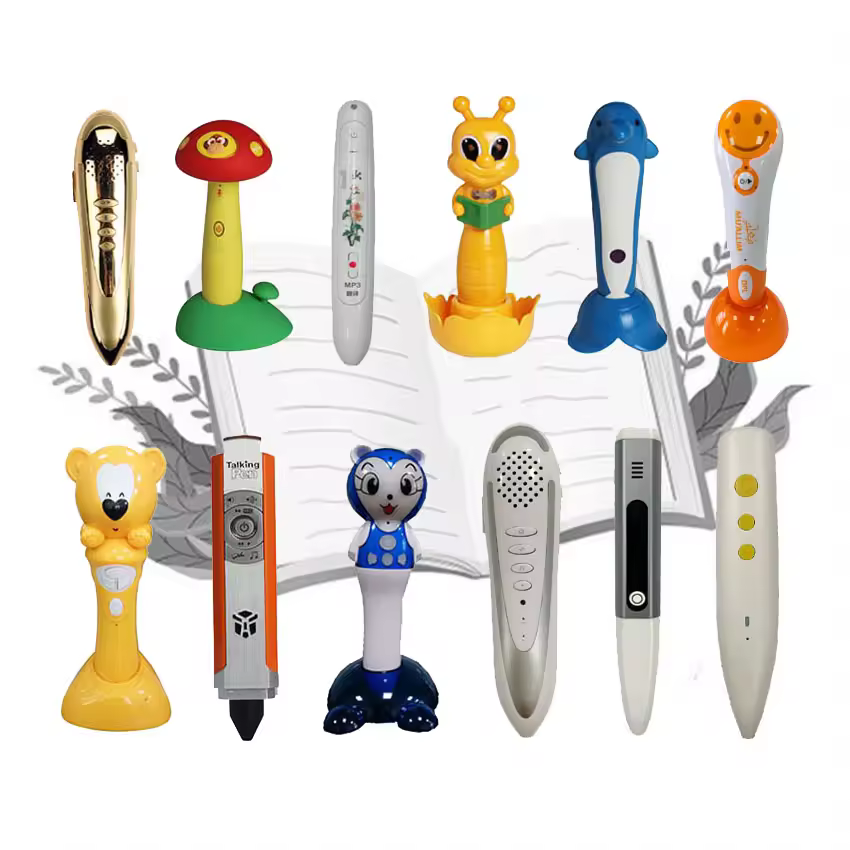 Talking Pen Produce Reading Pen for Learn Language OEM Book Reader Device for Kids Read Audio Books or Flash Cards