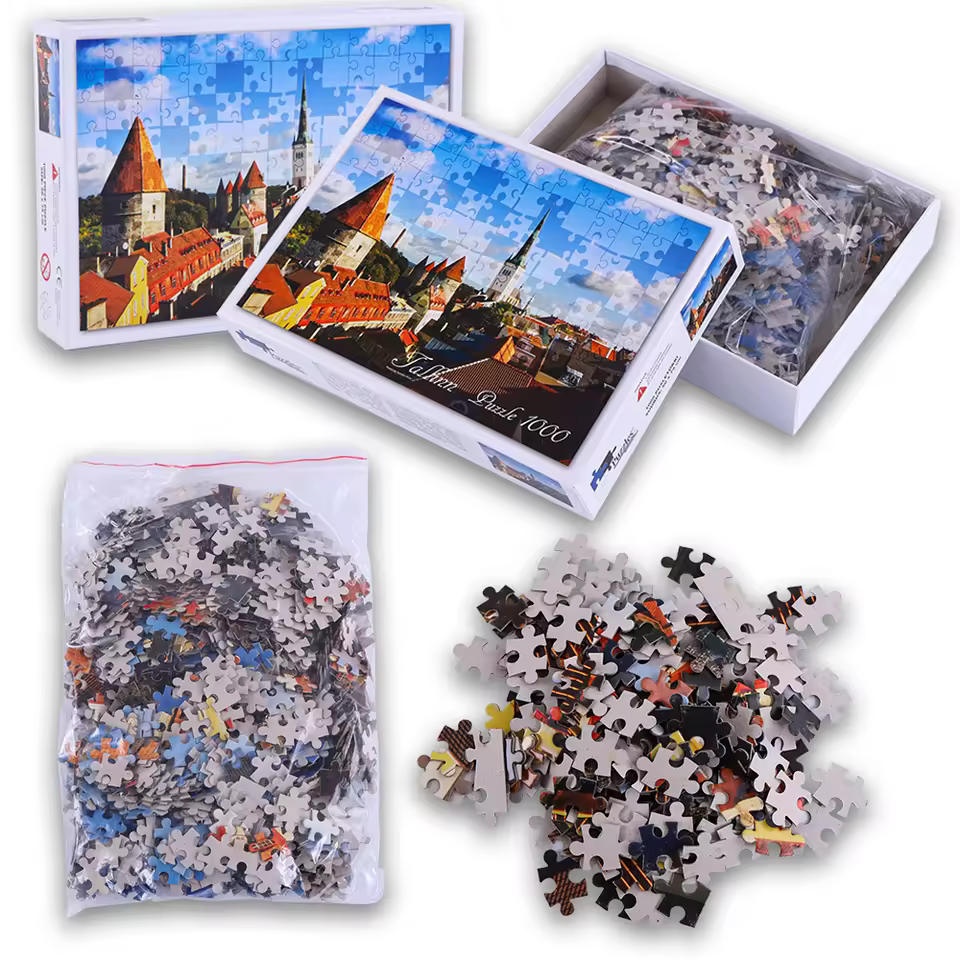 Customized Children's Personalized Puzzles Brain Games Adult Puzzle Games 100 500 1000 Piece Paper Unisex Jigsaw Puzzle 501~1000