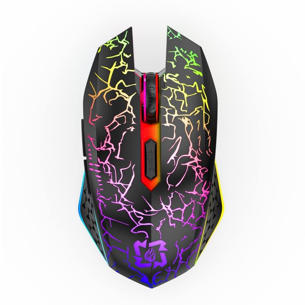 2.4G Rechargeable Bluetooth Gaming Mouse for Laptop RGB Backlight Mechanical Mouse for PC Computer Gamer Wireless Game Mouse