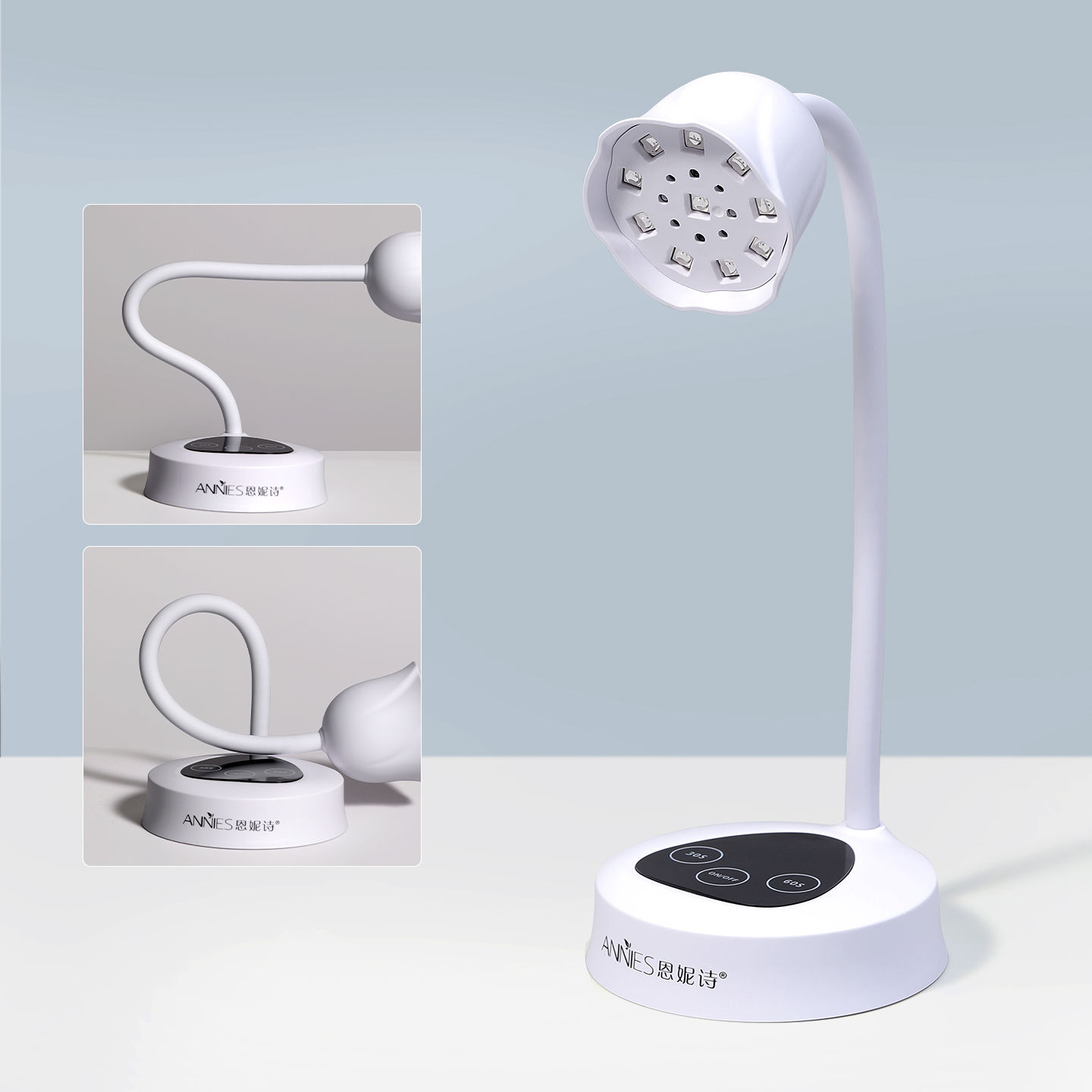 Quick-drying UV manicure lamp 365nm Type-C rechargeable and portable professional manicure phototherapy lamp